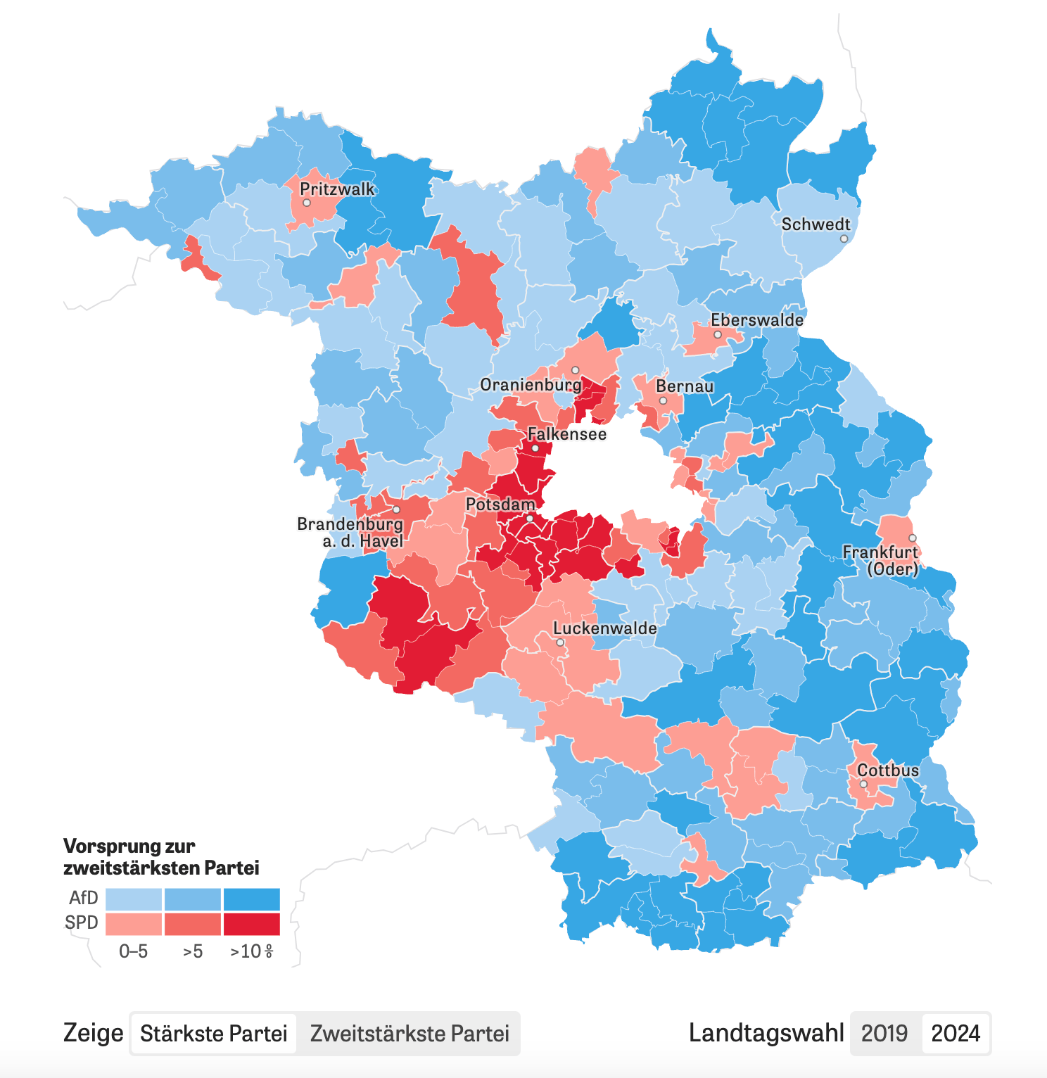 Analysis of Brandenburg state election results