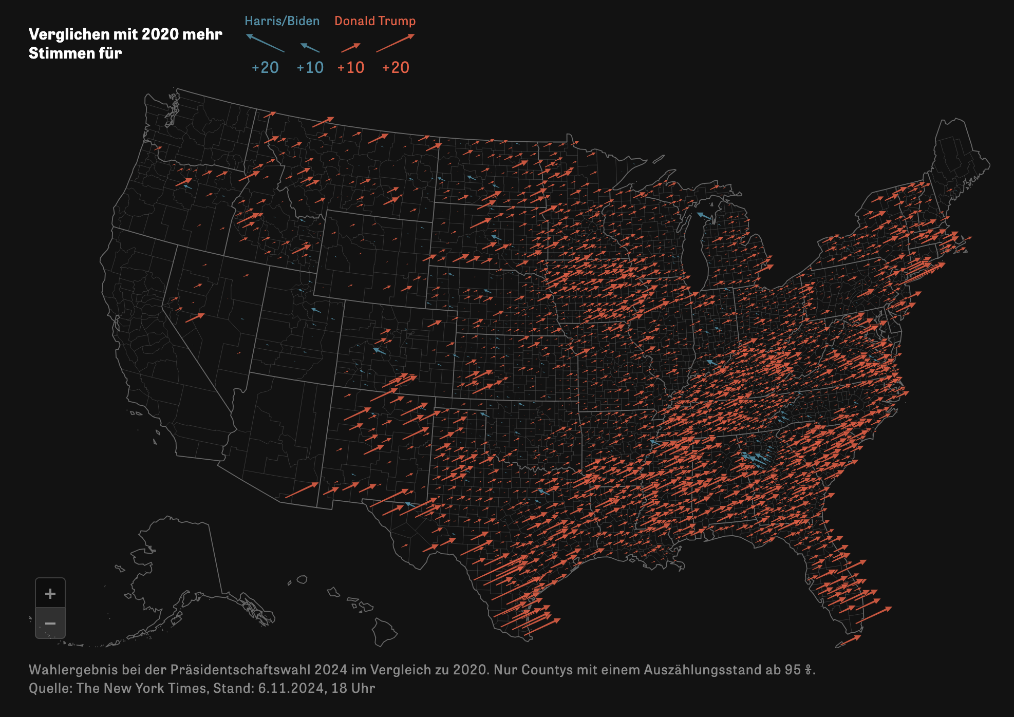 A country turns red