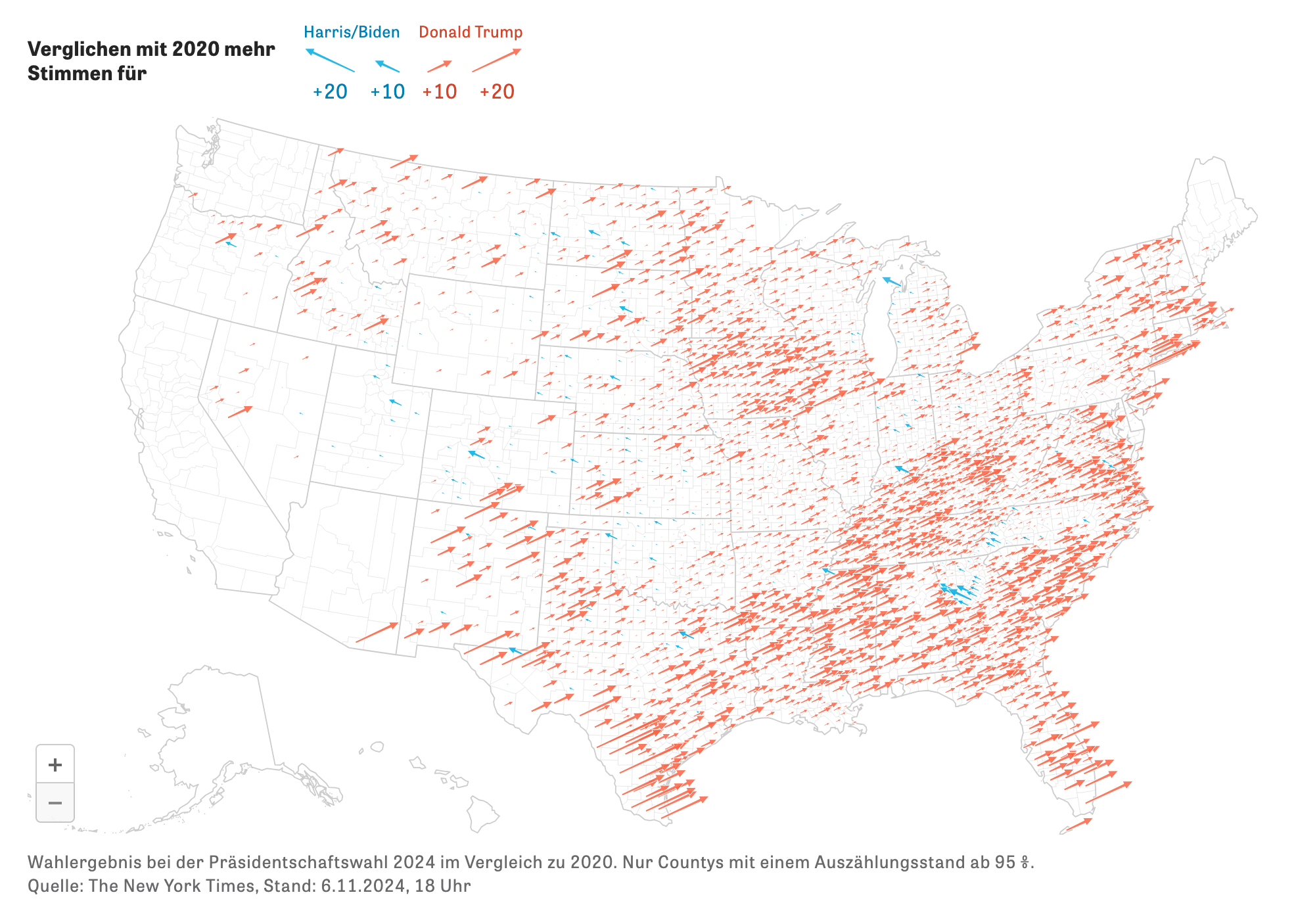 A country turns red
