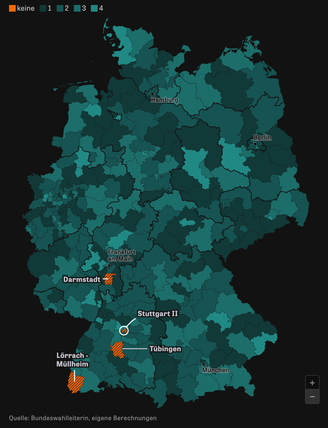 Why some election district winners didn't get a seat
