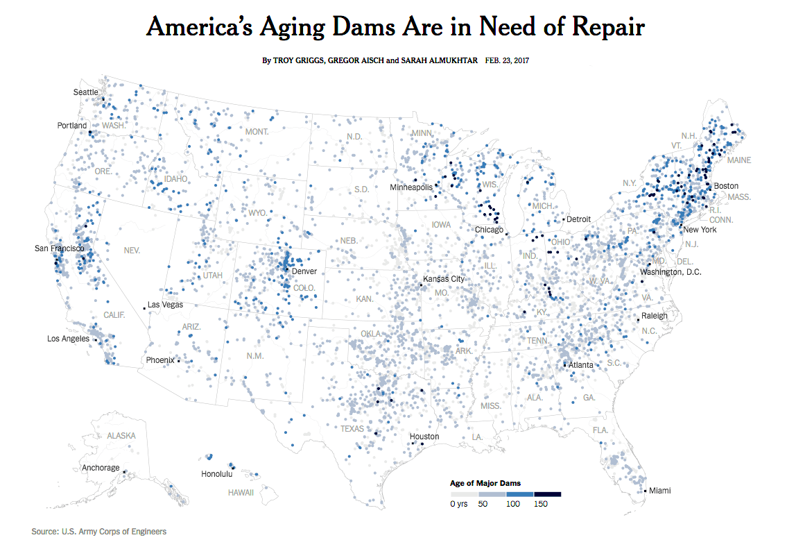 America’s Aging Dams Are in Need of Repair