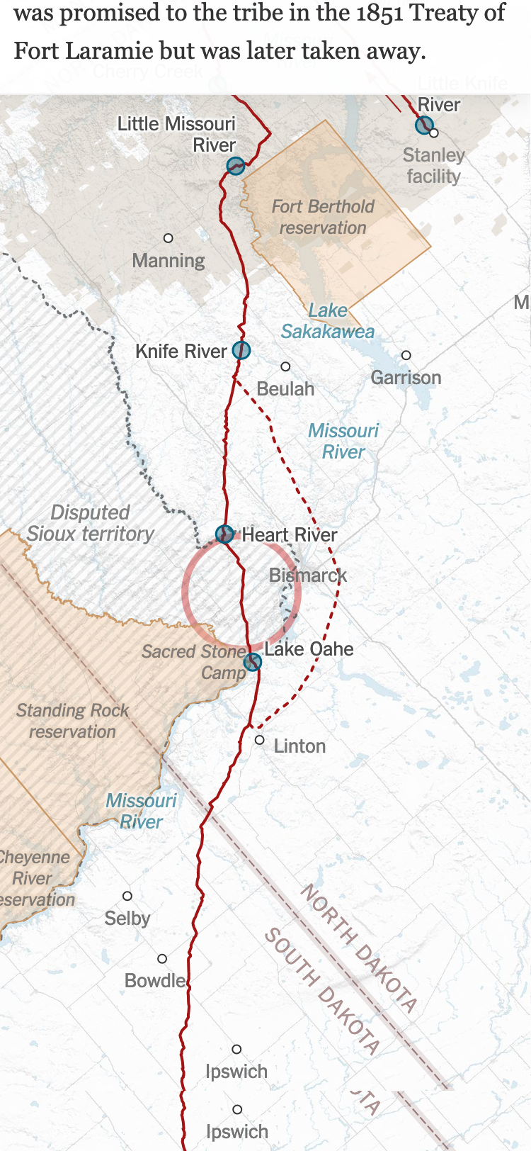 The Conflicts Along 1,172 Miles of the Dakota Access Pipeline