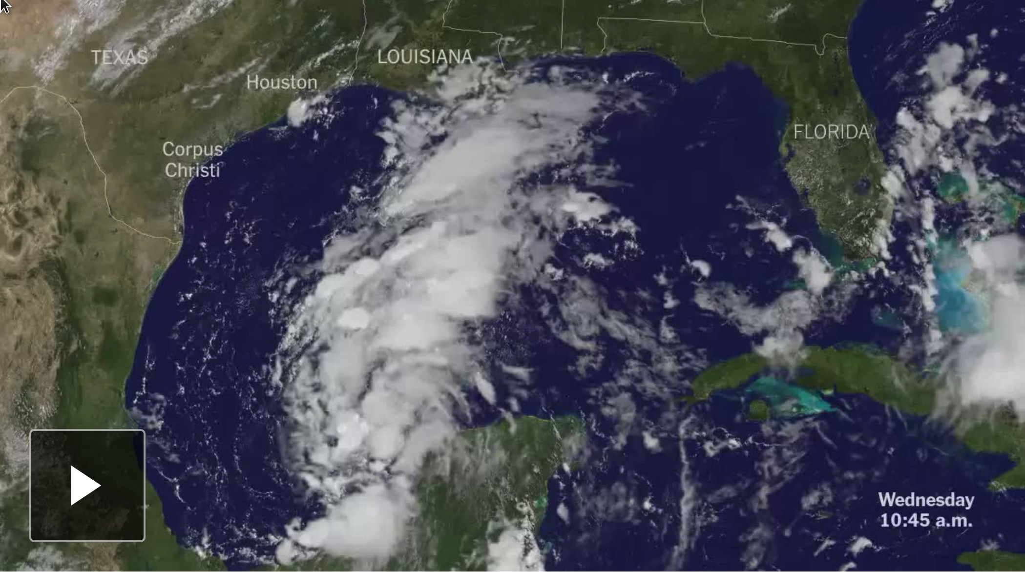 Tracking Harvey’s Destructive Path Through Texas and Louisiana