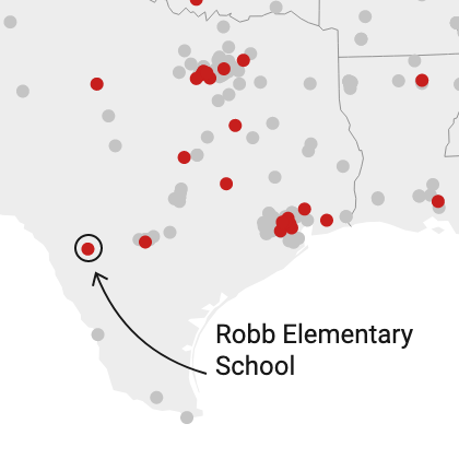 A look at some depressing data about school shootings in the U.S.